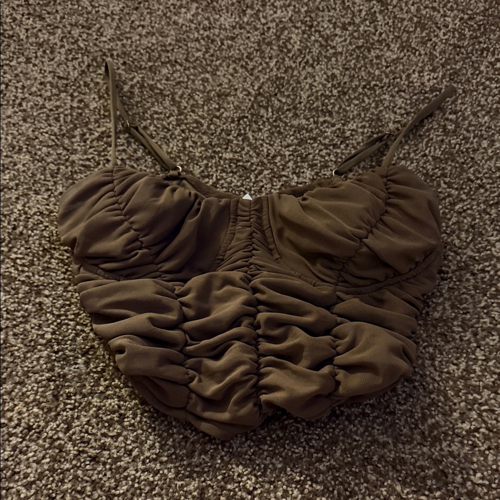 Better Be Ruched Camisole in Brown